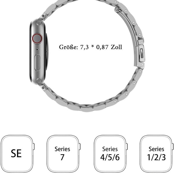 Rem til Apple Watch-rem, 38mm, 40mm, 42mm, 44mm,
