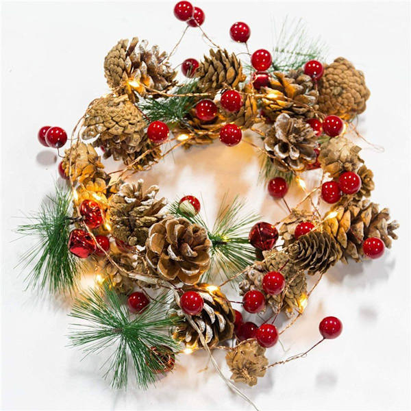 Marockansk julbelysning, 40 LED fönsterljus, sugkopp, kabelbelysning, KLB