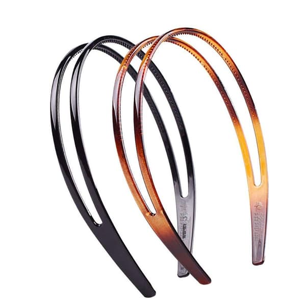 Kvinnor Hårda Plast Hårband Hårbåge Hårband 2-pack KLB
