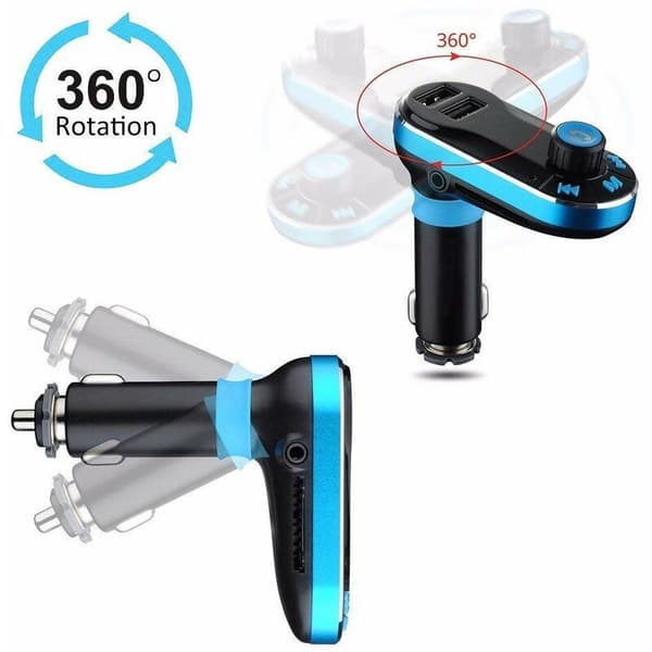 Bluetooth FM -lähetin Auto Langaton Handsfree MP3-soitin Radiosovitin KLB