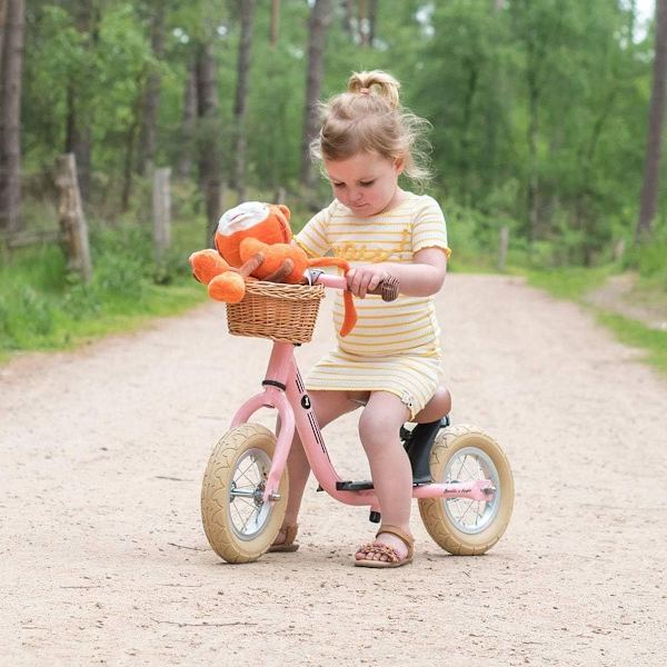 Cykelkurv til børn, flettet kurv til cykelstyr, hængekurv KLB