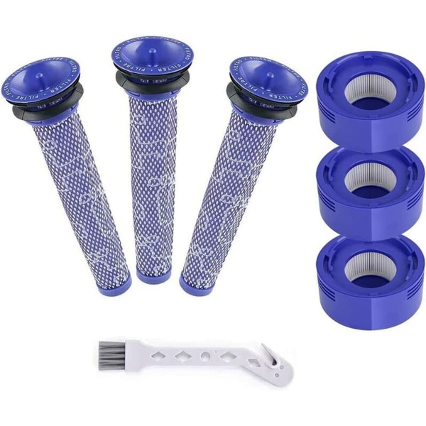 Filter til Dyson V7 og V8, Reehi erstatningsfilter til støvsuger til Dyson, Absolute og An