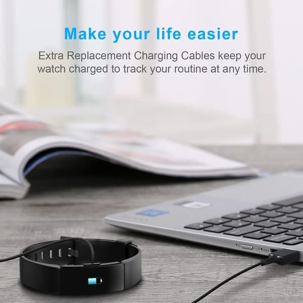 2-pak] Opladerkabel til Fitbit Inspire HR, til Fitbit Inspire og til