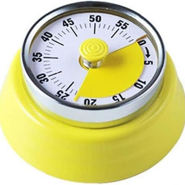 Mekanisk nedtællingstimer C magnetisk køkkentimer