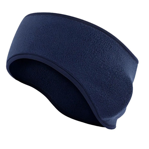 Stilfuld Simply Winter Fleece Ørevarmer Muffer Pandebånd til Mænd i Royal Blue
