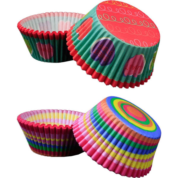 Pakke med 200 Smørepapir Cupcake Cases Style 5 KLB