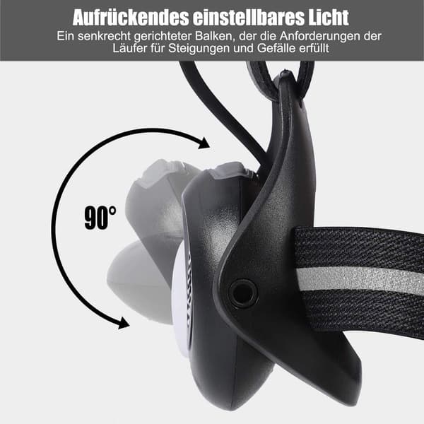 USB-ladattava LED-juoksuvalo - vedenpitävä - 500