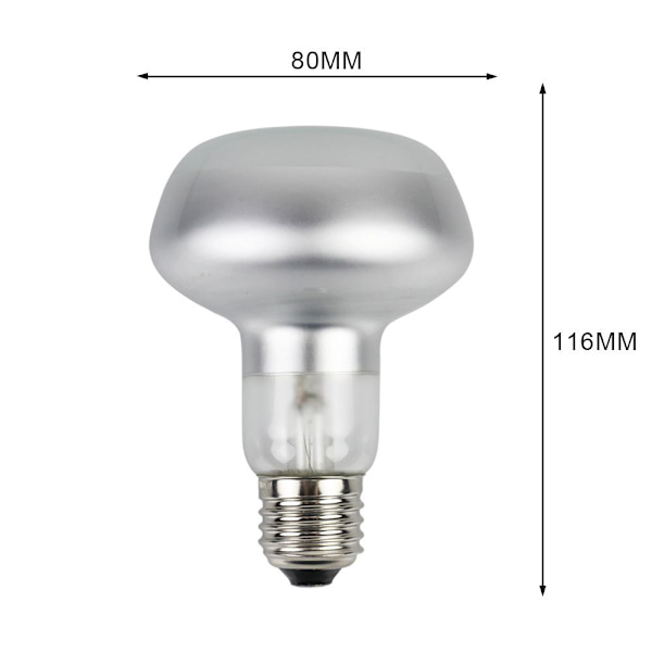 Intens Spotlampe til afslapning, 220v 60W kæledyrsvarmepære