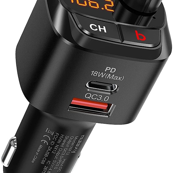 Bluetooth-sändare, trådlös Bluetooth 5.0 trådlös adapter KLB