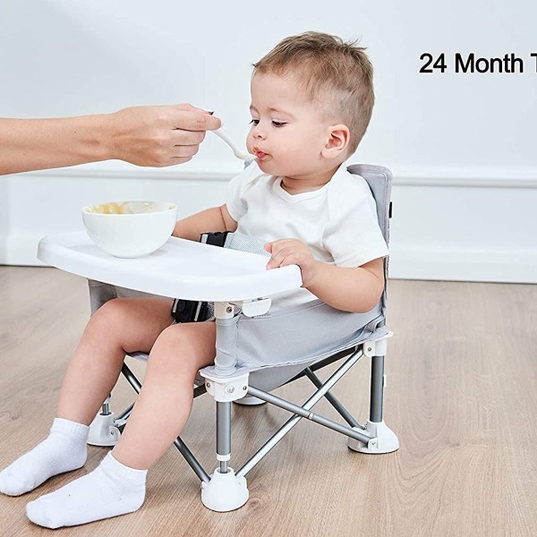 Bärbar babysits för resor | Fällbar med remmar för KLB