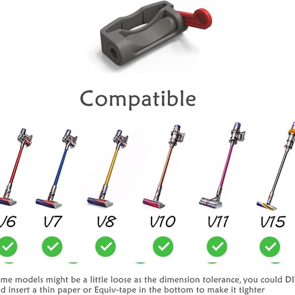 Avstängningskontrollklämma Kompatibel med Dyson V15 V6 V8 V7 V10 V11, Lås O