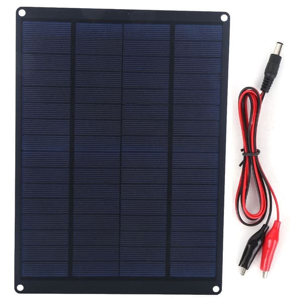 10W Solcellepanel Kit Vanntett Bærbar Lader KLB