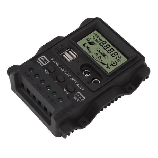K1688 PWM dobbelt DC solcelleladeregulator med sort hus KLB