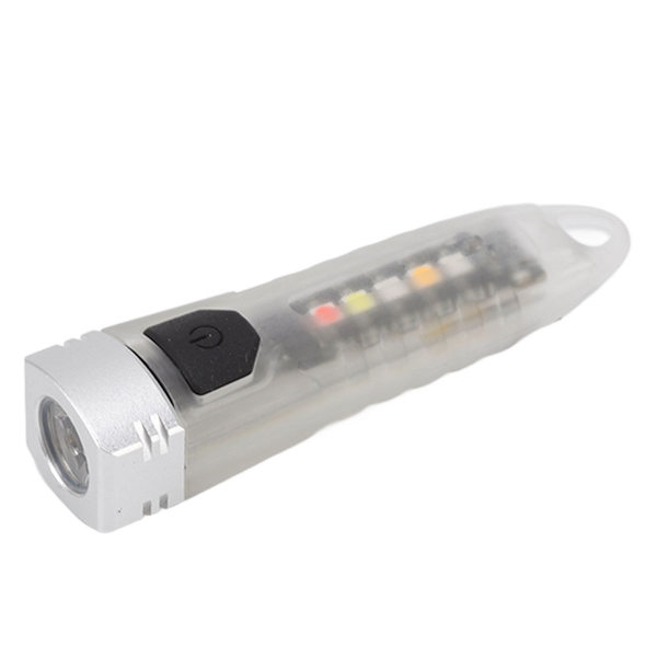 Mini-avaimenperä taskulamppu, kannettava mini-USB-ladattava KLB