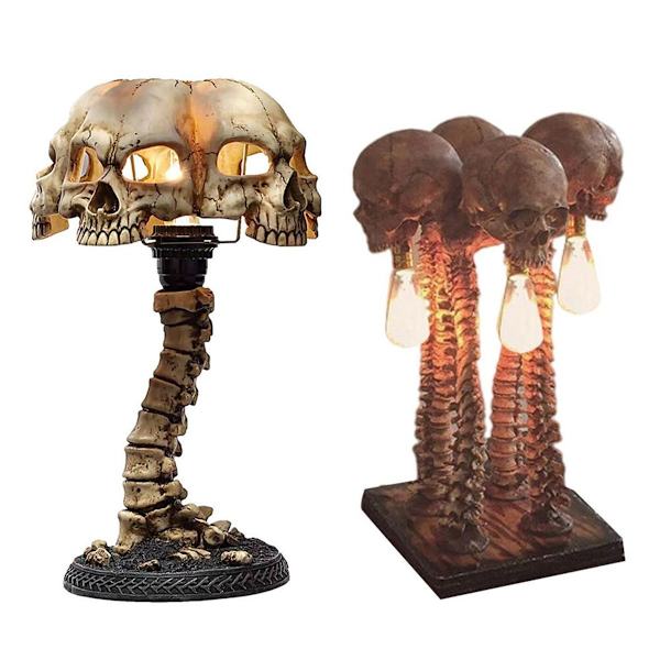 Skelett bordslampa Skelett nattlampa Halloween Industriell KLB