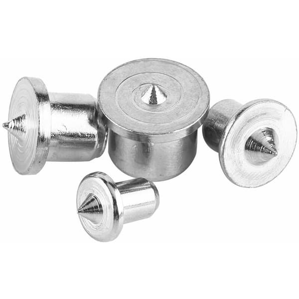 8 stk sentreringsmerker 6mm 8mm 10mm 12mm for dyvelmal dyvel snekring snekring (Solid) KLB