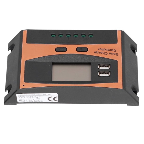 12V/24V Solcellsladdningsregulator IP32 Vattentät Hög KLB
