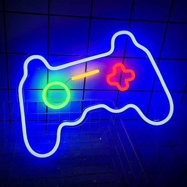 Spel Neon Gaming Neon Lights Neon Lights LED Neon Lights Väggdekor Neon Skyltar