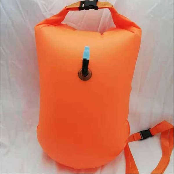 Svømmebøye tørrpose, 20 liter, vanntett, oppblåsbar, med