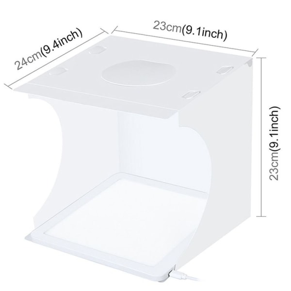 Fotostudie Lysbokse, Mini LED Fotografering treasureloses Lys Lampe Panel Pad