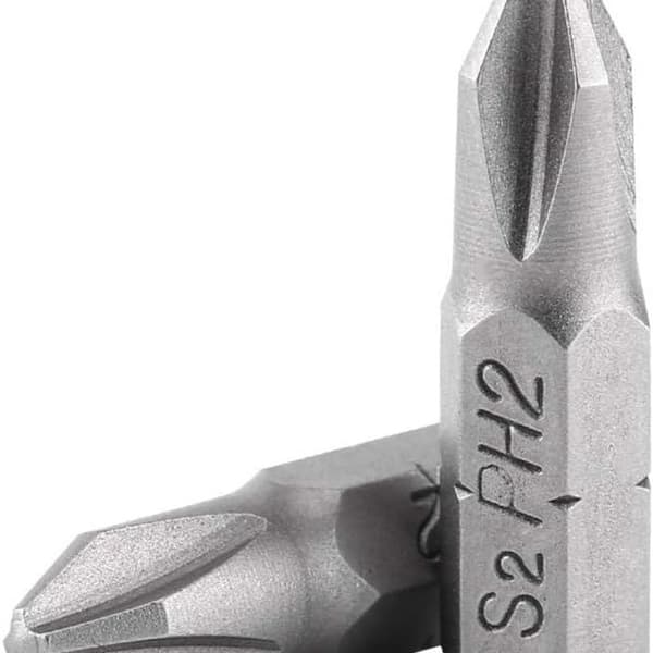 10-pack magnetiska skruvmejselbits 25 mm längd 6,35 mm längd KLB