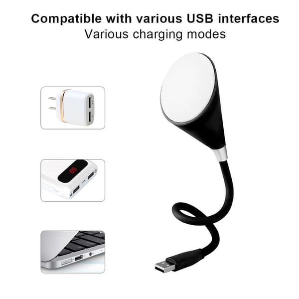 Mini trådlös Bluetooth-högtalare Smart Touch USB LED-lampa KLB