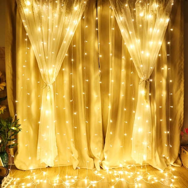 3x1m 100LED USB fjernkontroll kobbertråd fe lys 8 moduser KLB
