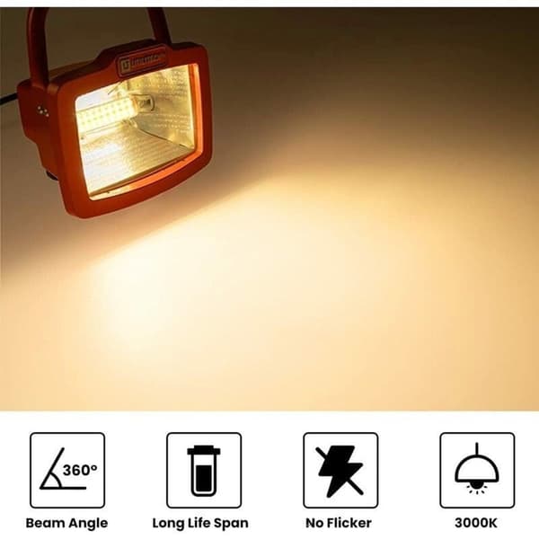 2-pack 10W R7s 118mm C dimbara LED-lampor 3000K