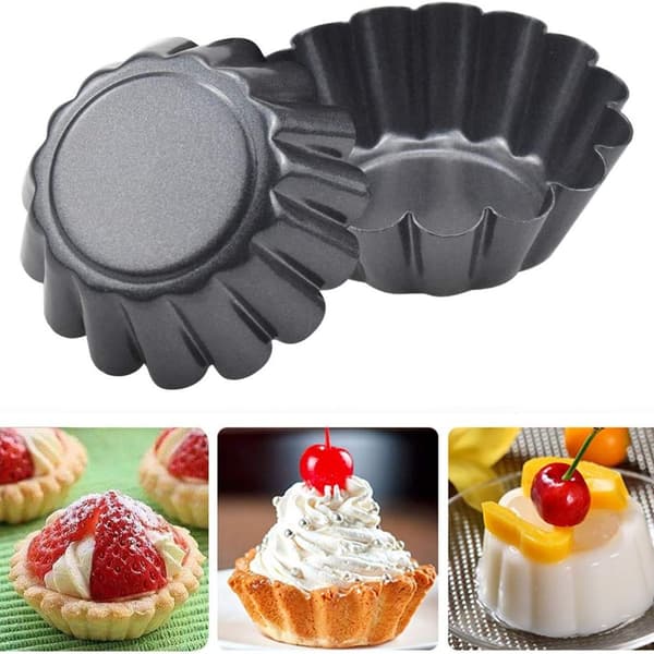 Förpackning med 14 äggtartsformar