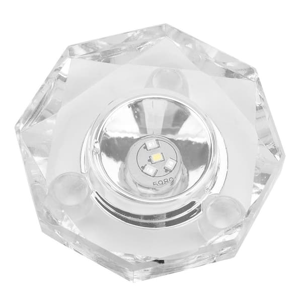 LED K9 Glass Multicolor 3D Crystal Display Light Base Stand KLB