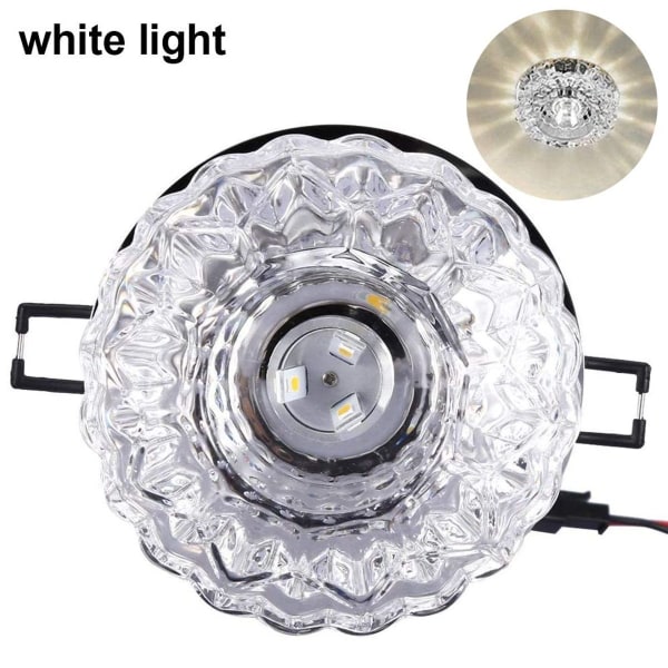 LED loftslampe krystal glas lampe belysning stil 2 KLB