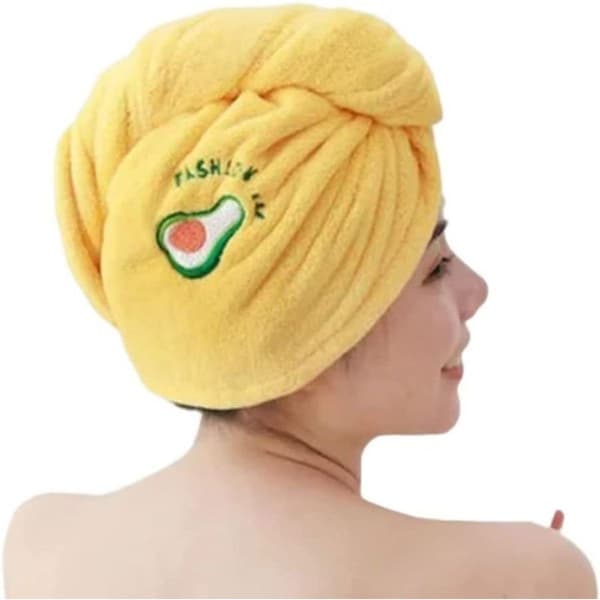 Gratis due quick-drying håndklæde, hår turban quick-drying, mikrofiber håndklæde,