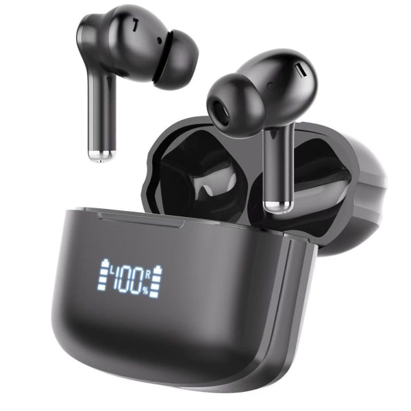 Bluetooth 5.3 ørepropper, trådløse øretelefoner med 40 timers spilletid og KLB