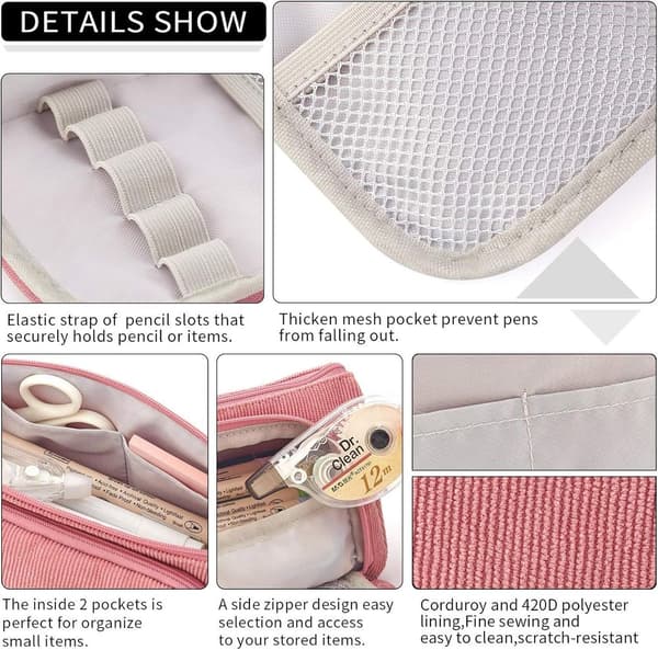 Stor farvet canvas opbevaringspose i pink