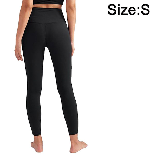 Kvinner Tro Lang Leggings Svart. KLB