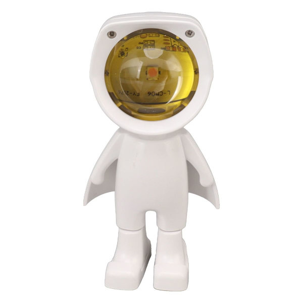 Nattlampe skrivebordslampe LED astronautdesign USB 5V hjem KLB