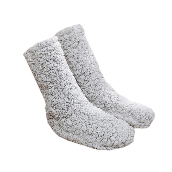 Furry Leg Warmers Over Knee High Fuzzy Socks Plysj tøfler Style 2 KLB