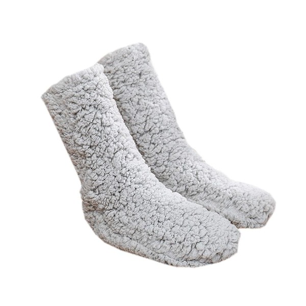 Pelsbenvarmere Over Knee High Fuzzy Sokker Plys Tøfler Style 2 KLB