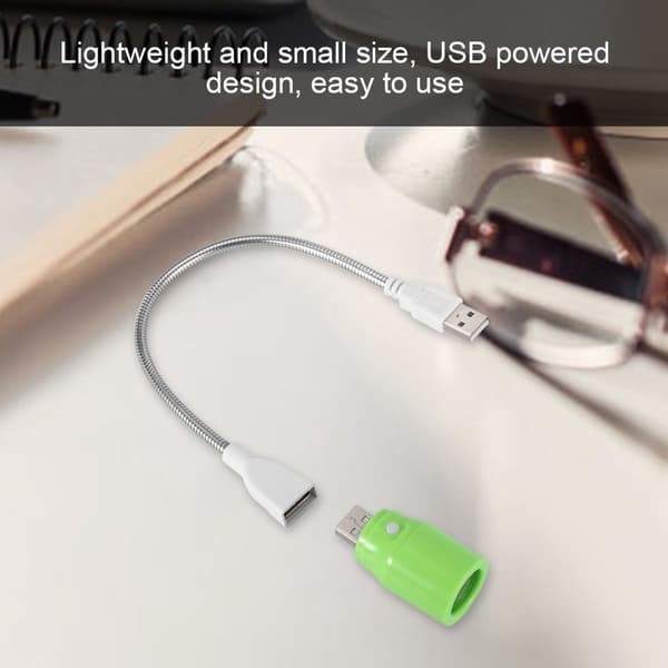 5V 1W langvarig plast mini USB LED-lampe for studie KLB