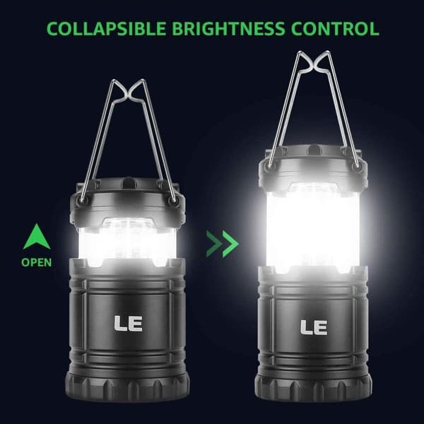 LED campinglampe, vandtæt LED campinglanterne, nødlys, til