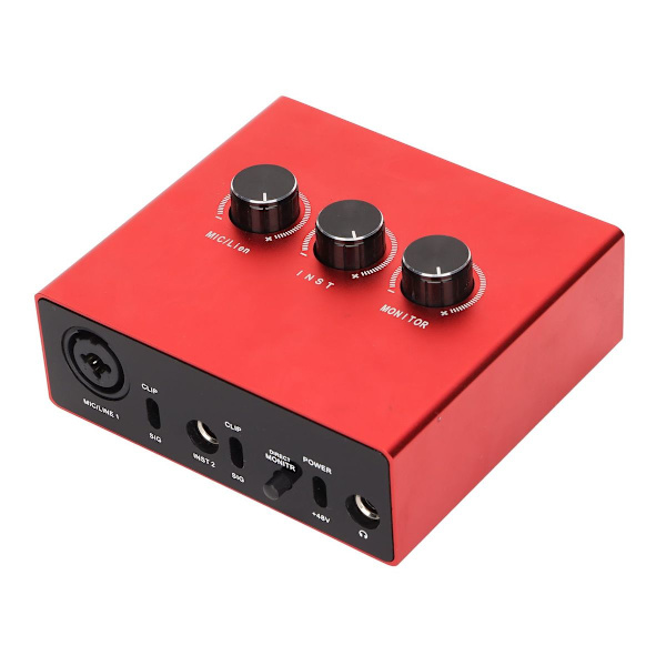 Ægte stereo lydkort, professionelt USB-interface til KLB