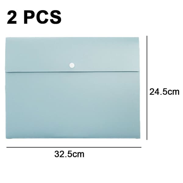 2-pack expanderande mappar, fickor, pärmar, papper, grönt