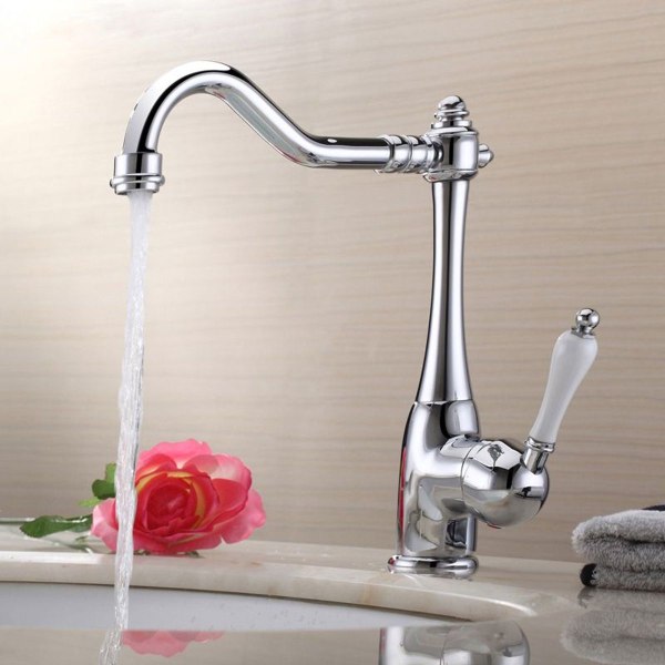 Kitchen Mixer Tap Elegant Kitchen Sink Mixer Tap High Spout 360° Rotation