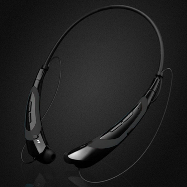 Bluetooth-hovedtelefoner, trådløse Bluetooth 4.0 krave sort