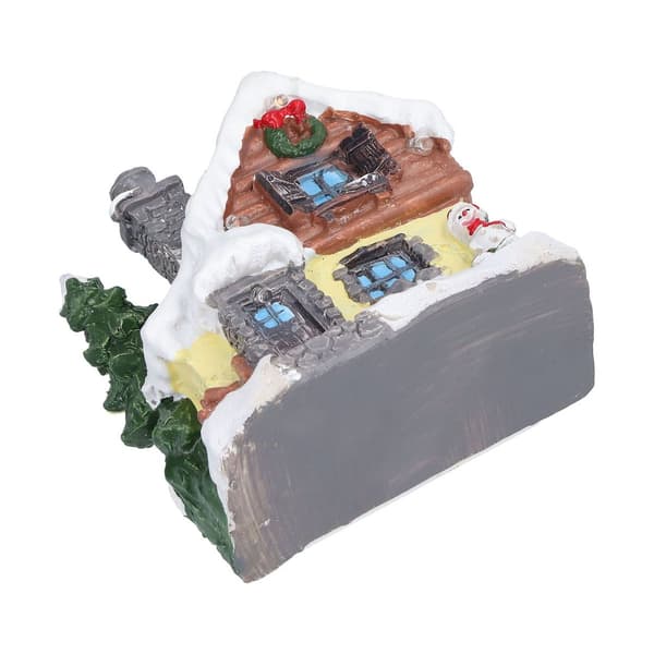 Vinter sne julehuse miniature interiør landsby KLB