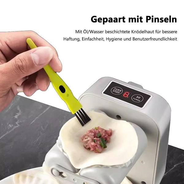 Automatisk dumplingsmaskin: Elektrisk dumplingsmaskin med skjebørste, KLB