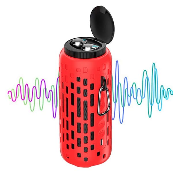 Utendørs Bluetooth-hodetelefoner Trådløs Bluetooth Rød
