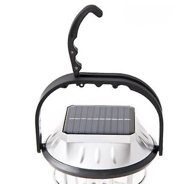 Solcelle lanterne, håndsving dynamo 36 LED camping lanterne nødlys