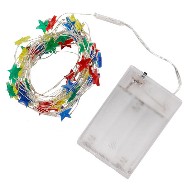 5m 50 LED femspissede stjernelys for jul KLB