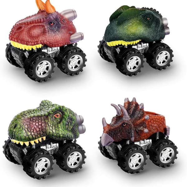 dmazing Pull Back Dinosaur Cars Kids KLB